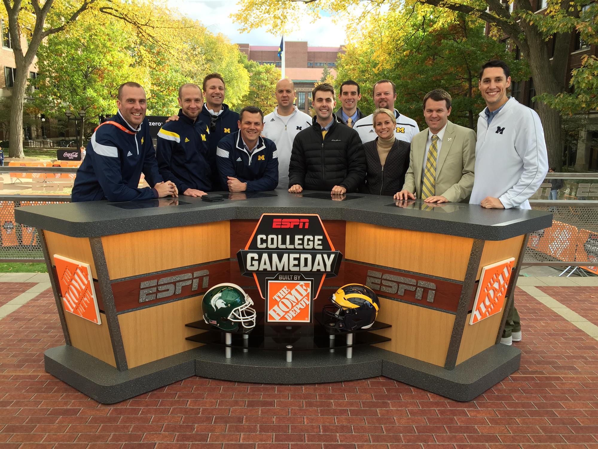 On the set of ESPN College GameDay in 2015